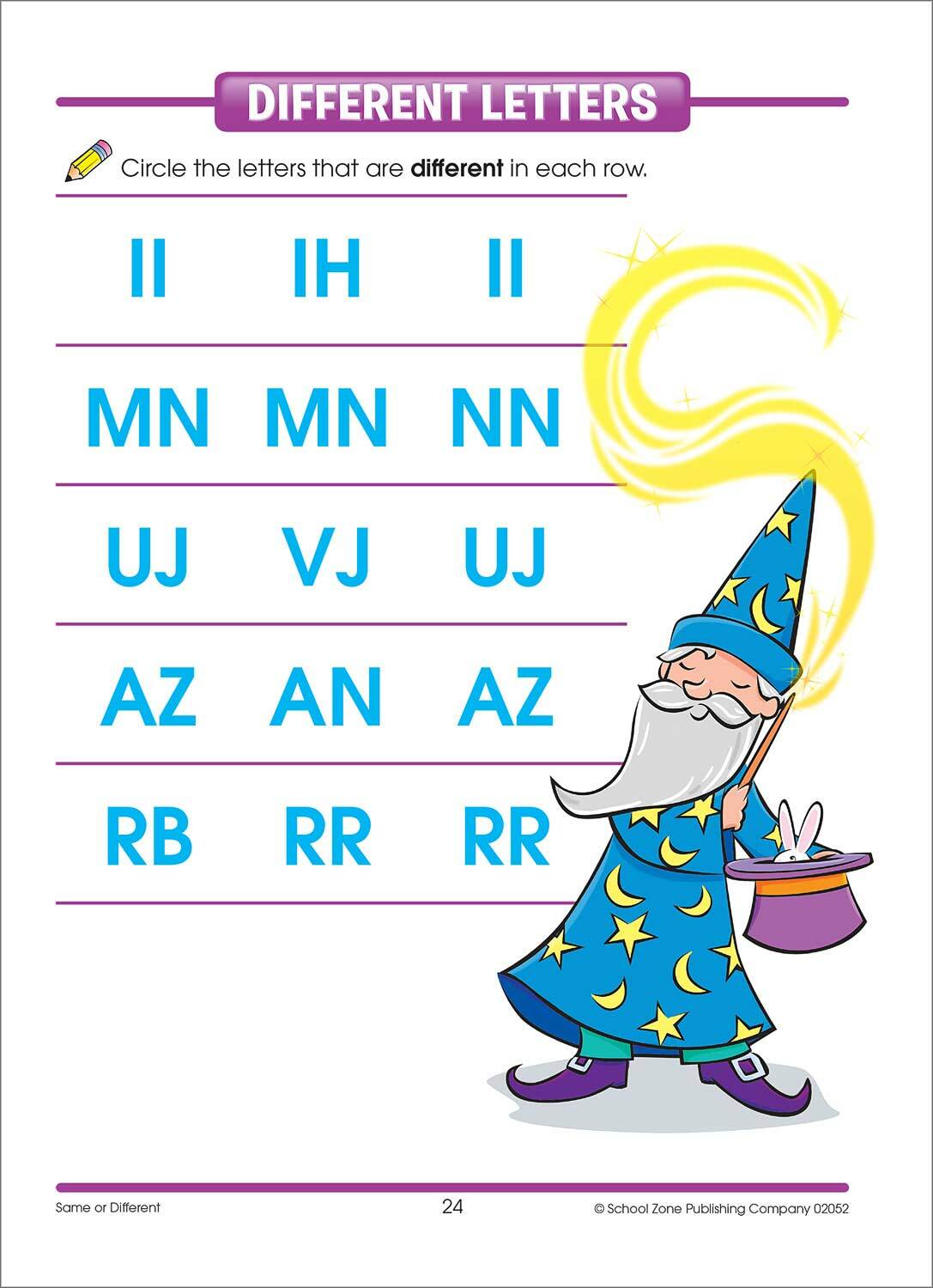 Same or Different Preschool Workbook