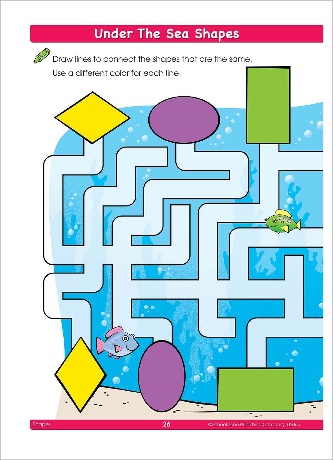 Shapes Preschool Workbook