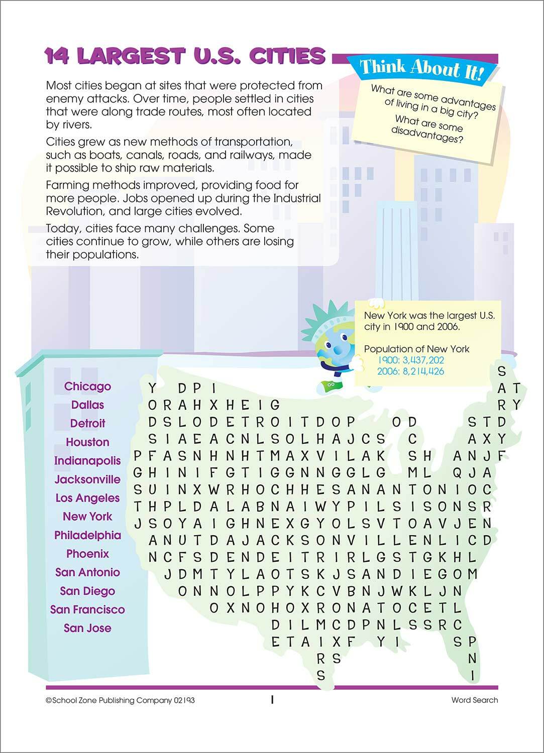 Word Search People & Places Workbook