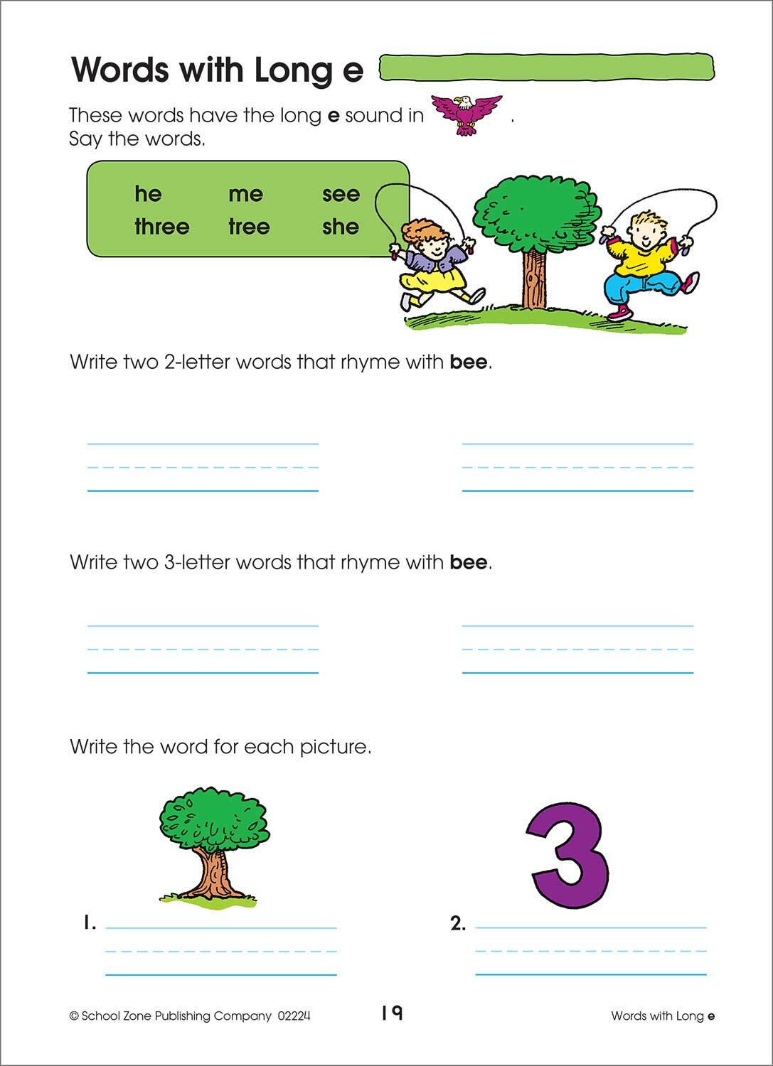 Spelling Puzzles Grades 1-2 Workbook
