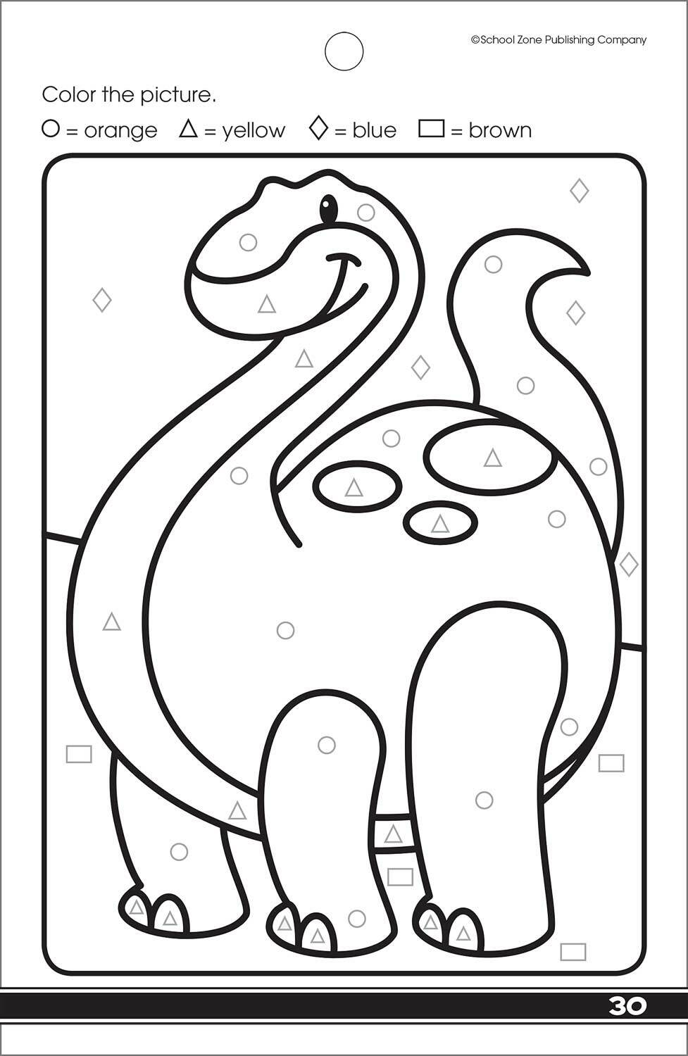 My First Coloring Fun Grades P-K Workbook