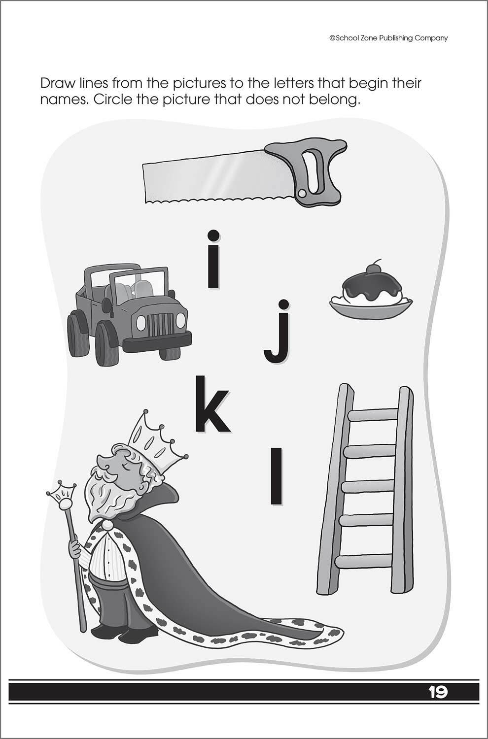 Learn the Alphabet Grades P-K Workbook