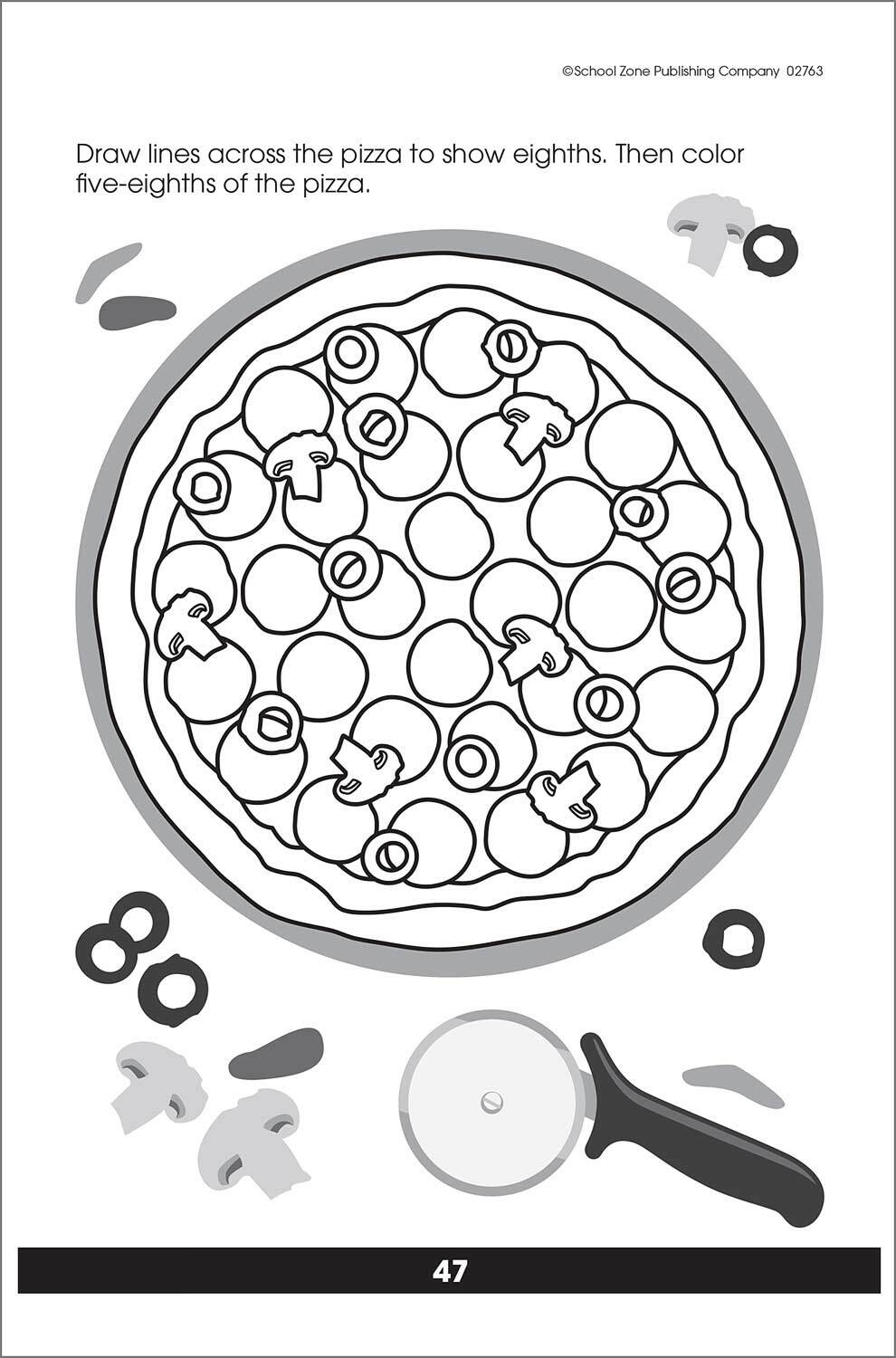 Make Fractions Grades 1-2 Workbook