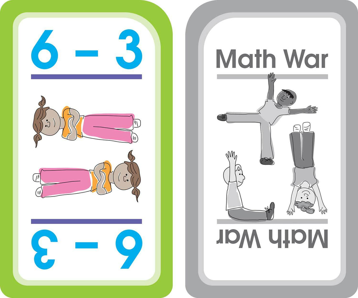 Math War Addition & Subtraction Game Cards