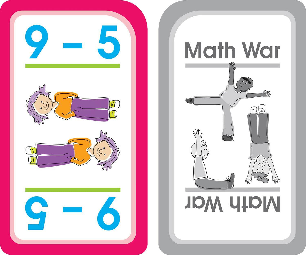Math War Addition & Subtraction Game Cards