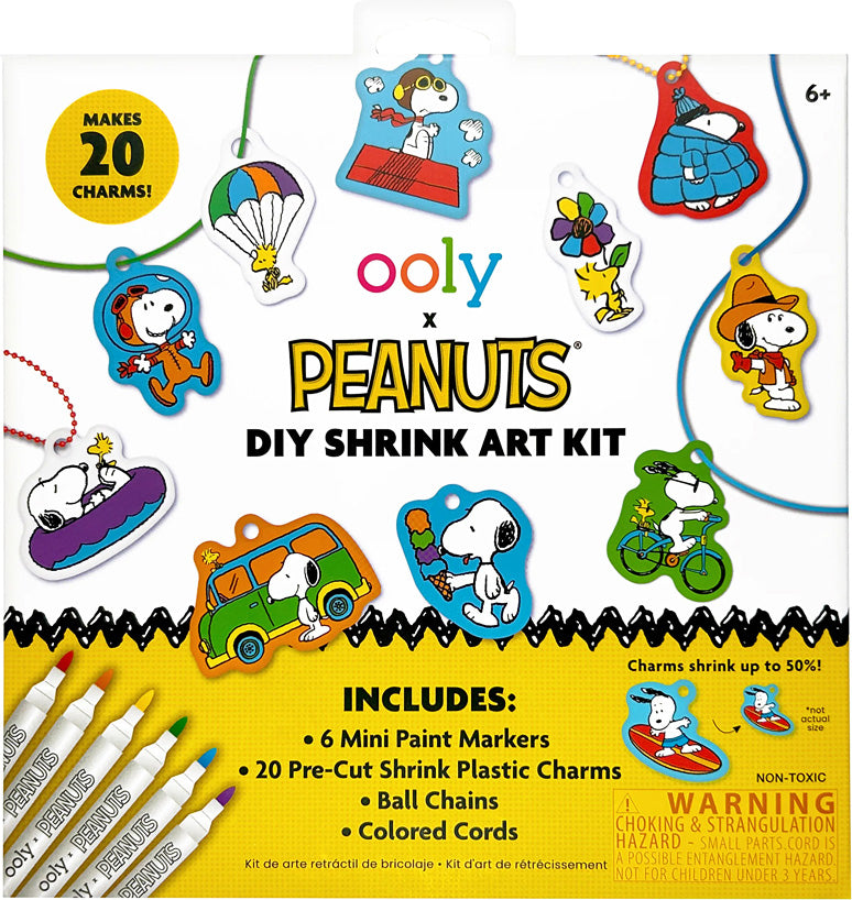 OOLY x PEANUTS DIY Shrink Art Kit