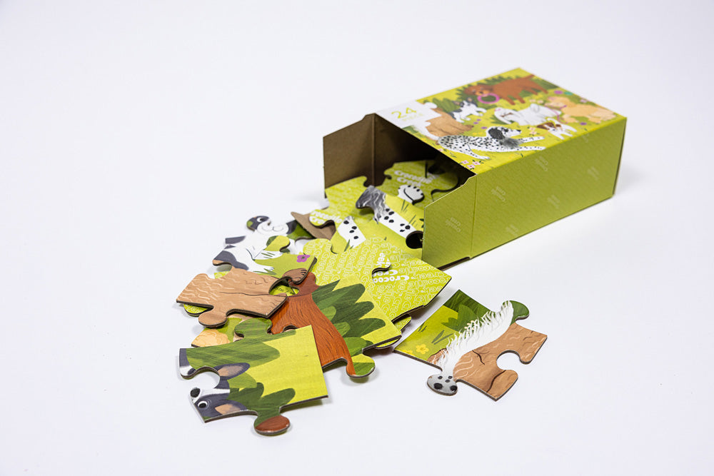 Four Puzzles to Grow On - Playful Pets