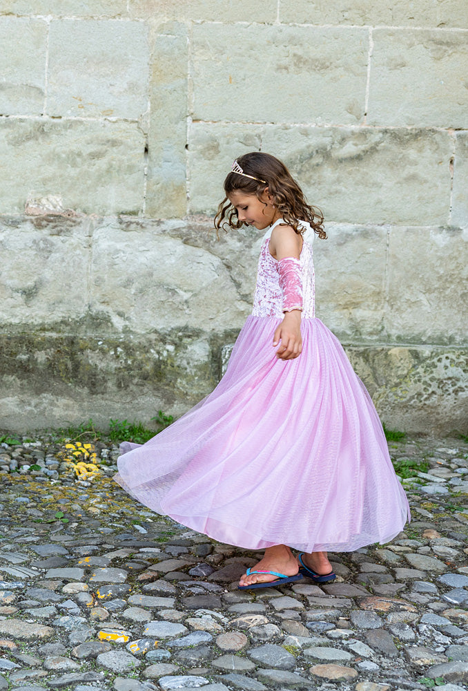 Great Pretenders Velvety Soft Sleeping Sweetheart Princess Gown with Arm Warmers, size 5/6