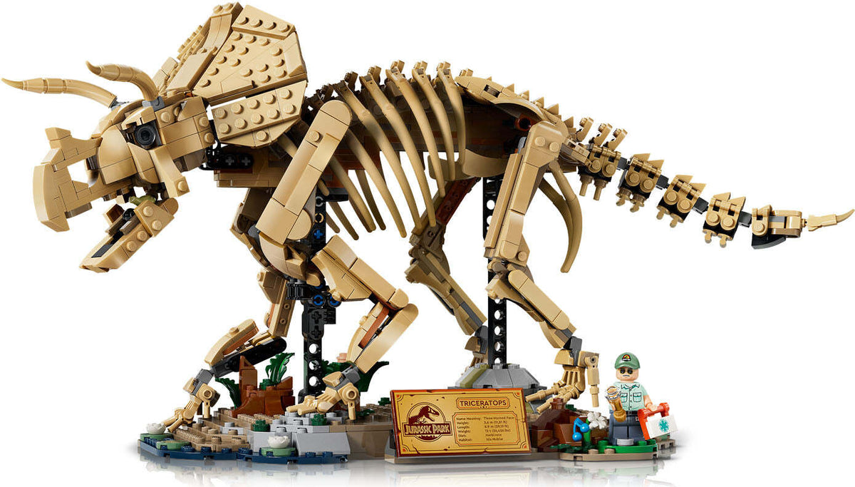 JURASSIC WORLD Dinosaur Fossils Triceratops