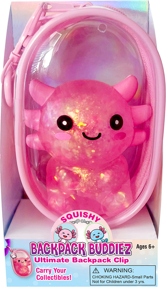 Squishy Axolotl Backpack Buddiez