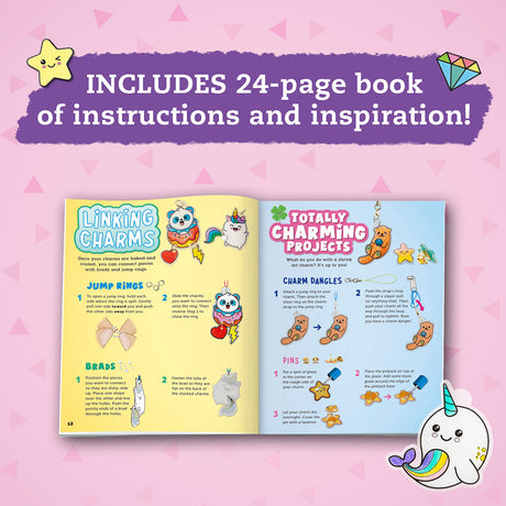 KLUTZ Color & Shrink Charms: Kawaii Style