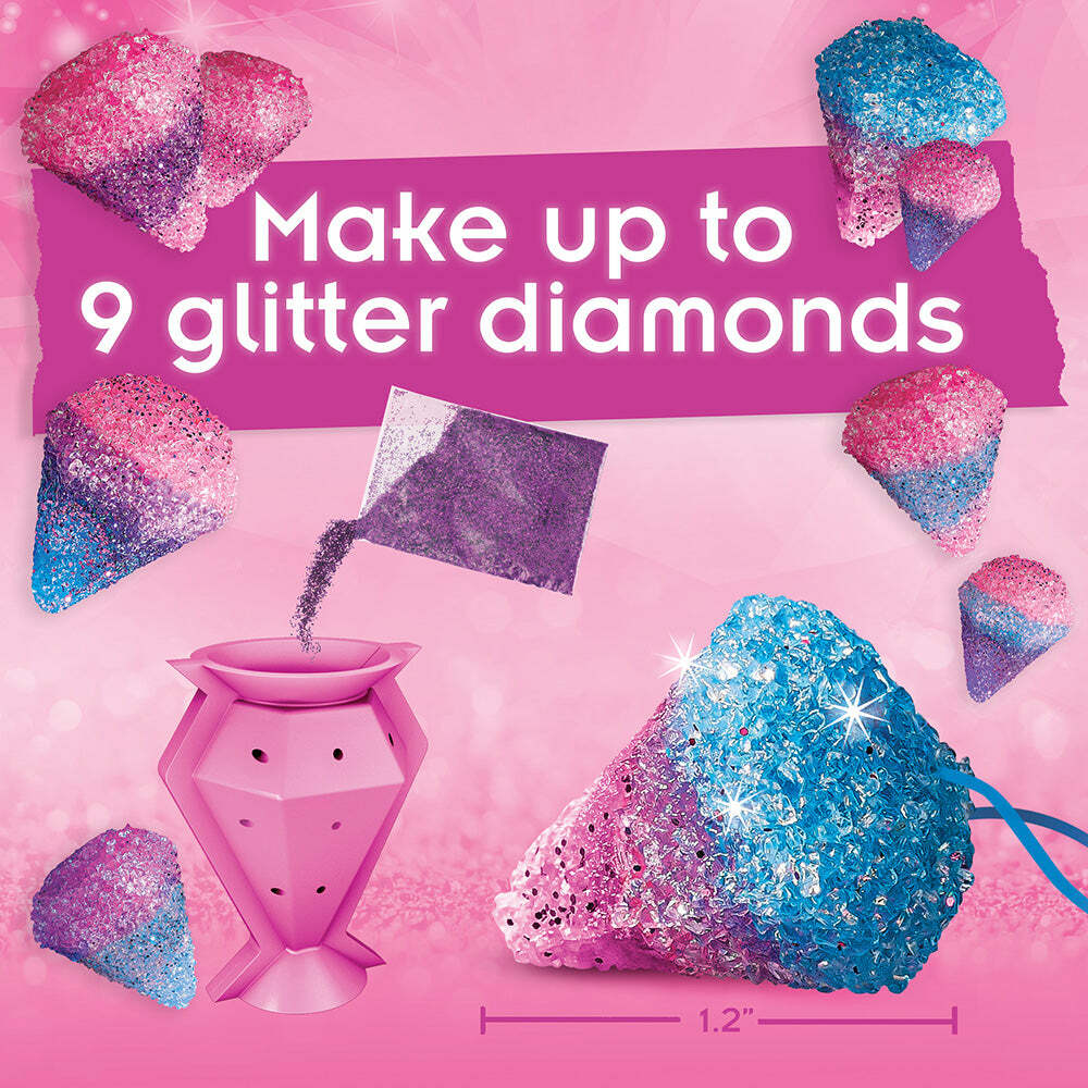 Make Your Own Glitter Diamond Necklaces