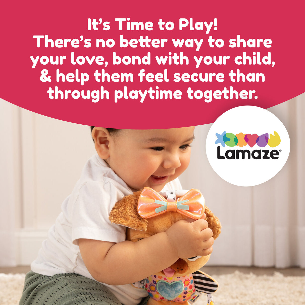 Lamaze Lovey the Pug Clip and Go