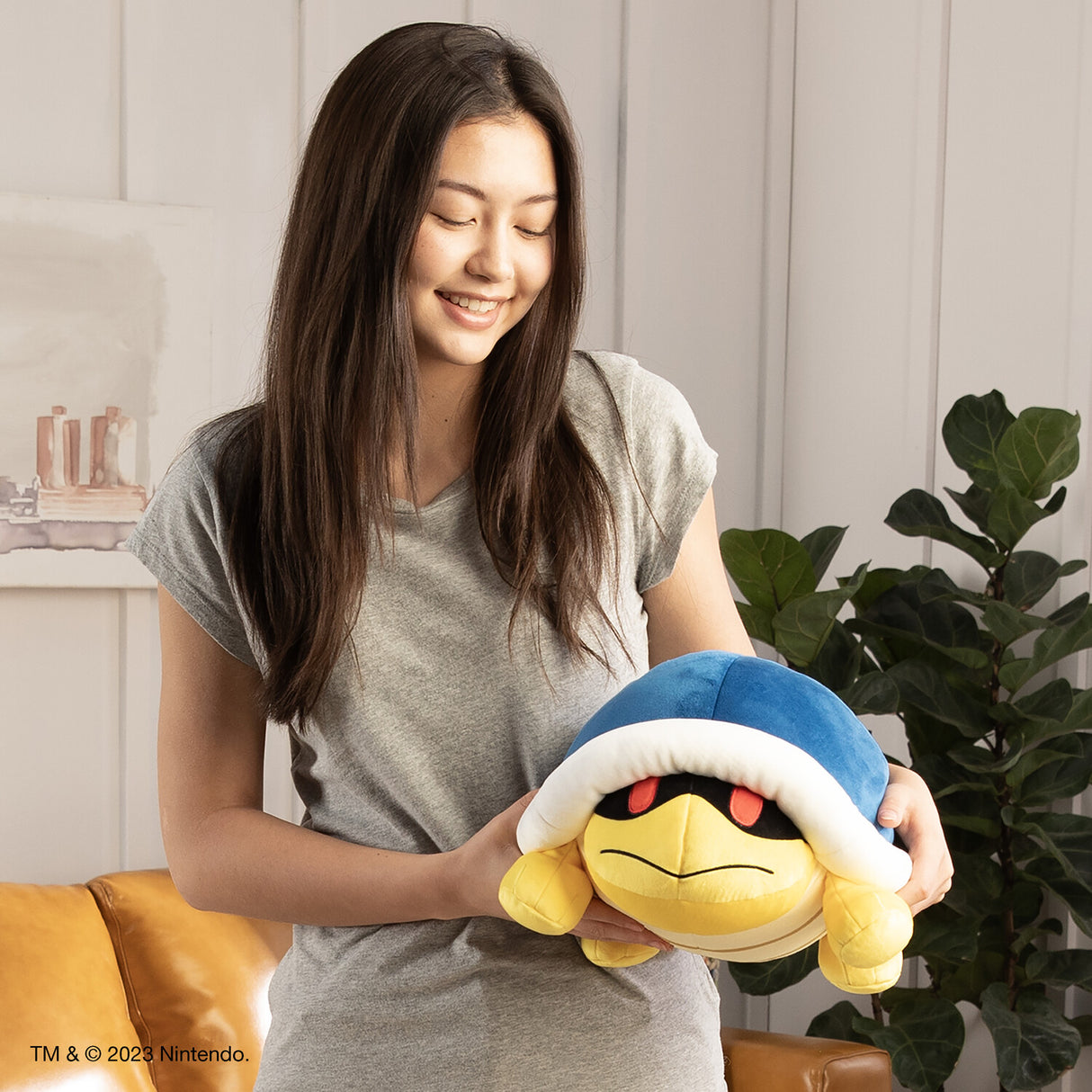 Club Mocchi- Mocchi- Super Mario Buzzy Beetle – Mega Plush Toy – 15 inch