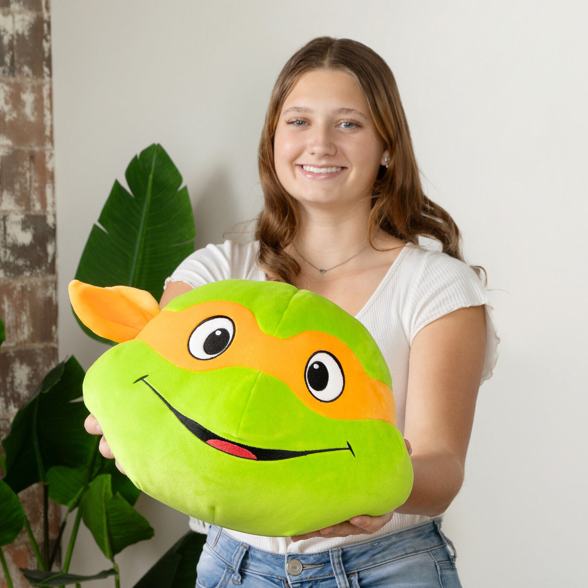 Club Mocchi- Mocchi- Teenage Mutant Ninja Turtles – Michelangelo – Mega Plush Toy – 15 inch