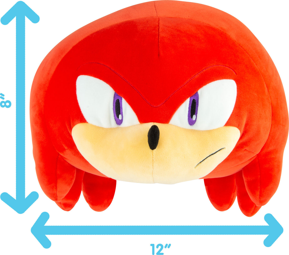 Club Mocchi- Mocchi- Knuckles Mega Plush Toy, 15 inch