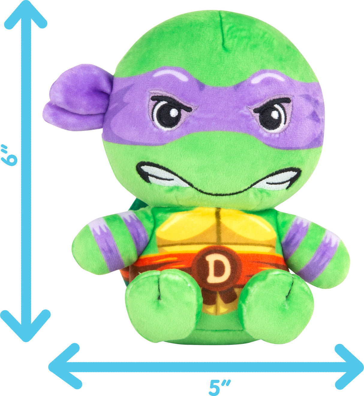 Club Mocchi-Mocchi- Teenage Mutant Ninja Turtles Leonardo Junior Plush Toy, 6 inch