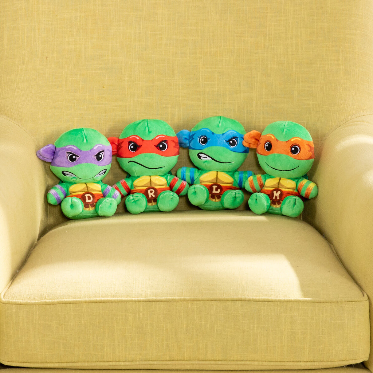 Club Mocchi-Mocchi- Teenage Mutant Ninja Turtles Leonardo Junior Plush Toy, 6 inch