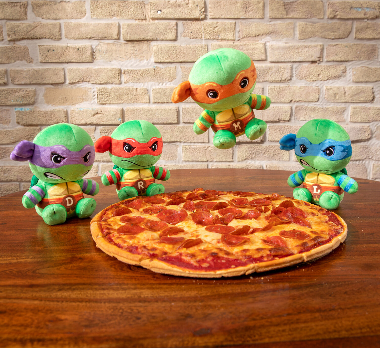 Club Mocchi-Mocchi- Teenage Mutant Ninja Turtles Leonardo Junior Plush Toy, 6 inch