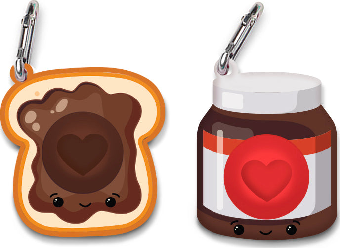 OMG Mega Pop Best Friend Keychains - Hazelnut Spread and Toast