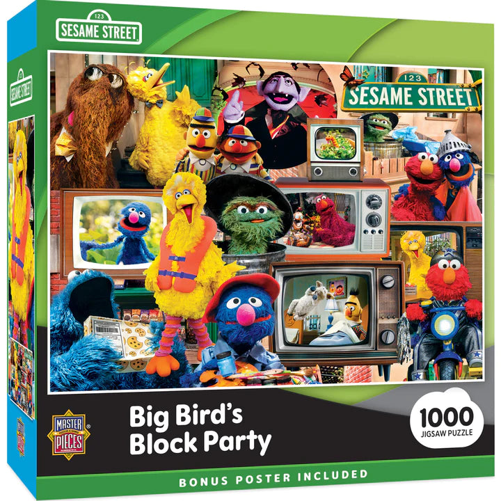 1000 pc Big Bird's Block Party