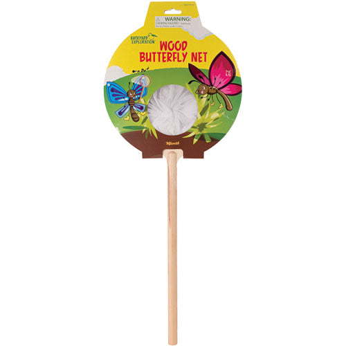 Wood Butterfly Net