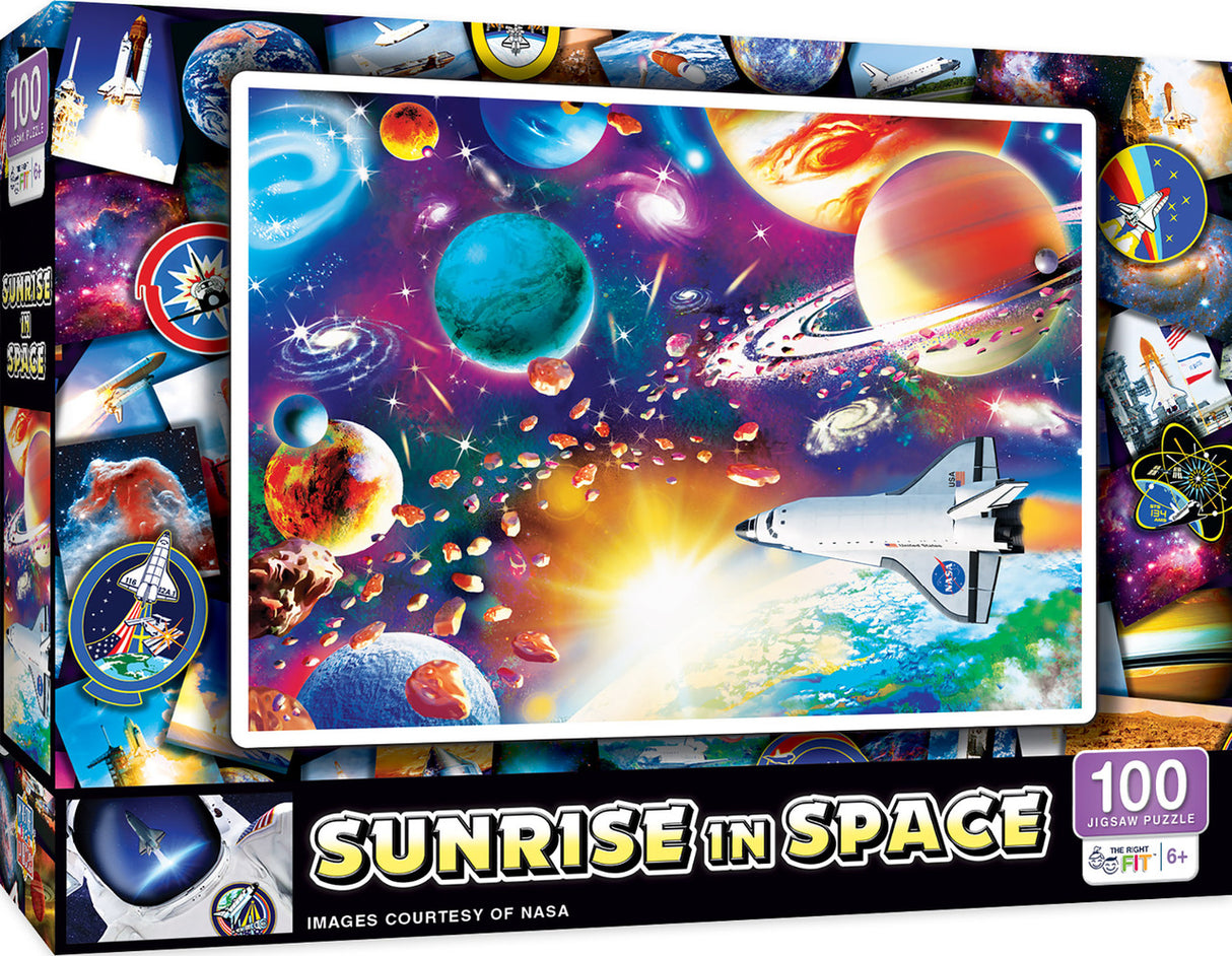 100 pc Sunrise in Space NASA