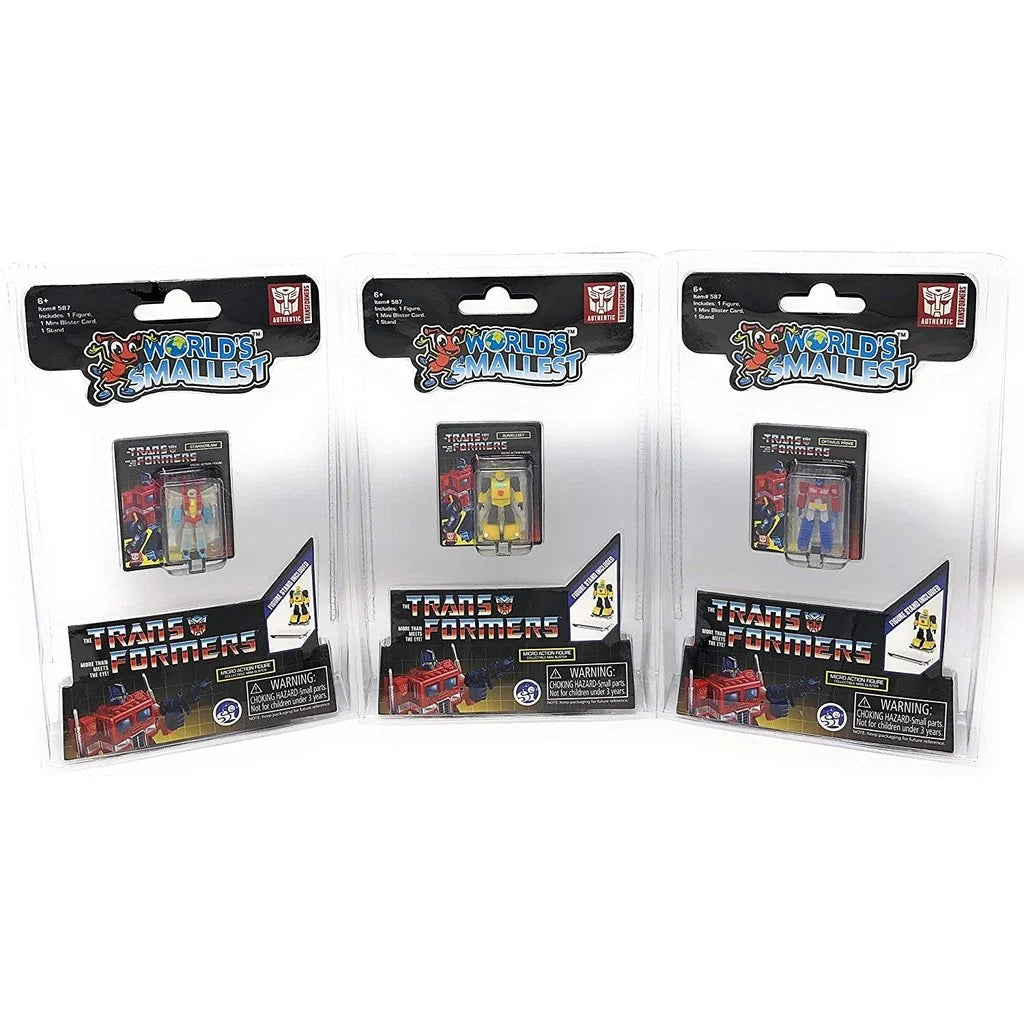 World's Smallest Action Micro Figures Transformers