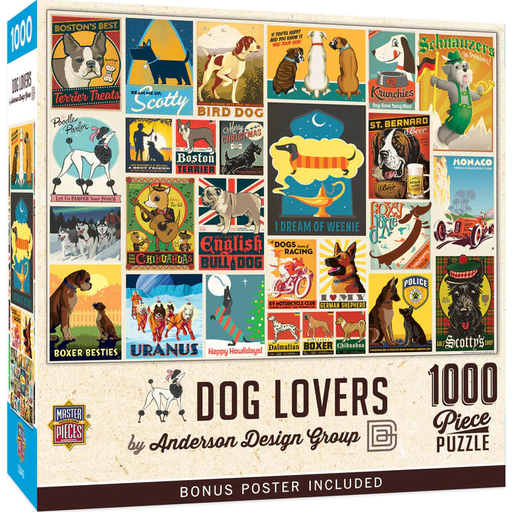 1000 pc Dog Lovers