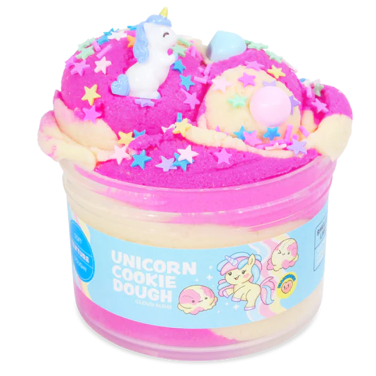 Peachybbies Unicorn Cookie Dough Cloud Dough Slime