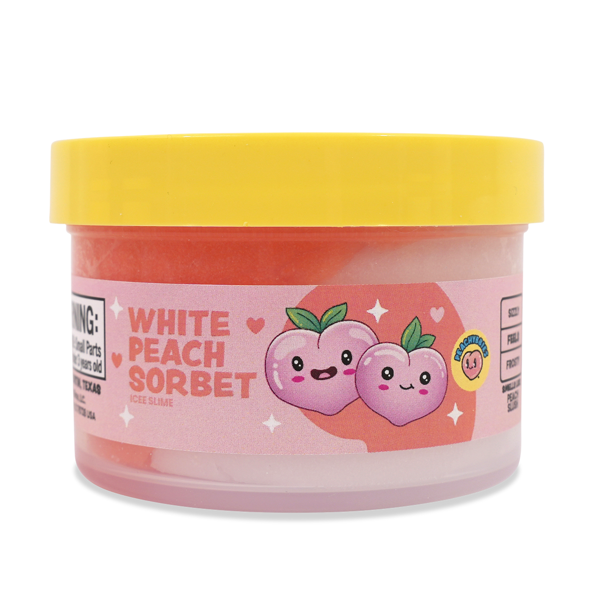 White Peach Sorbet Icee Slime