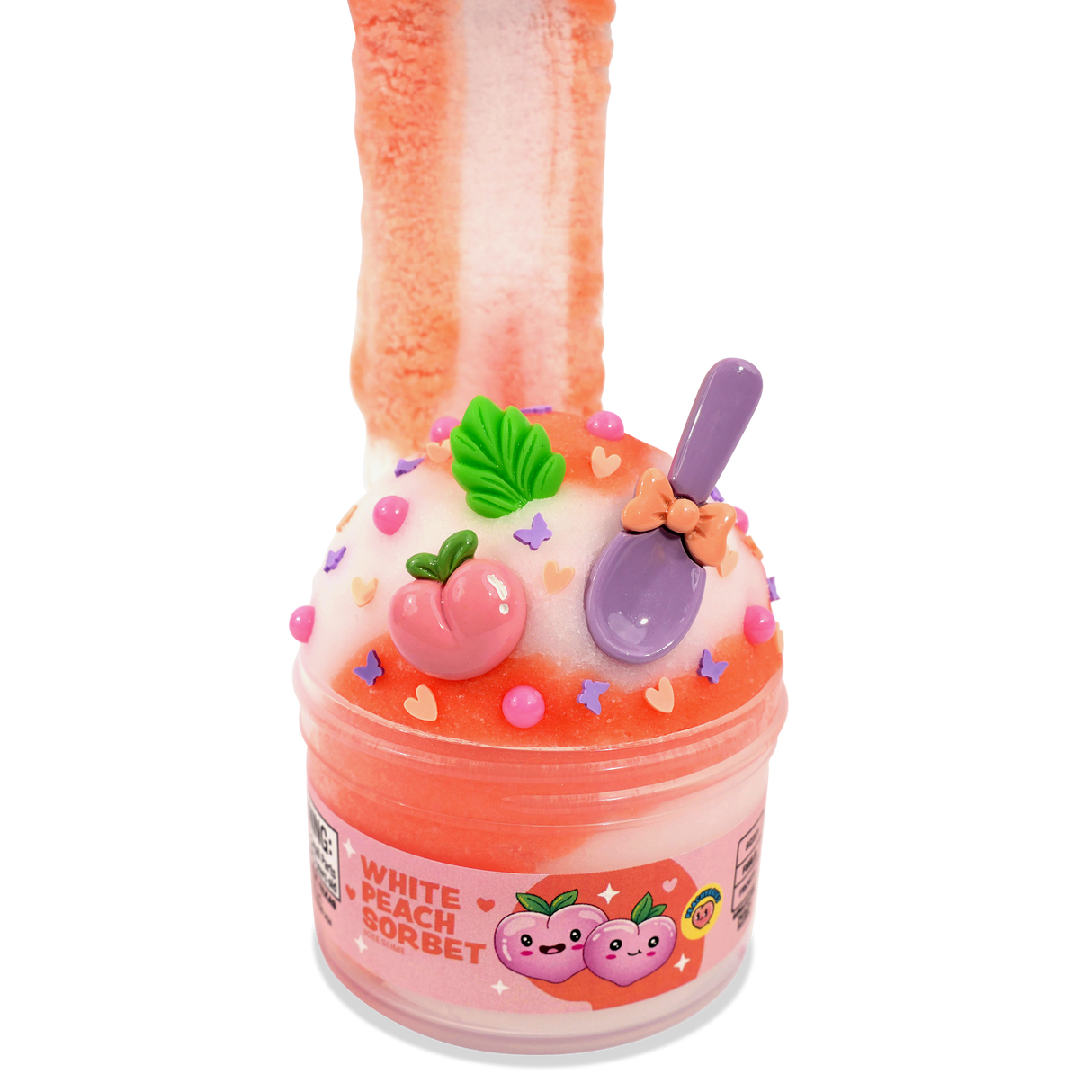 White Peach Sorbet Icee Slime
