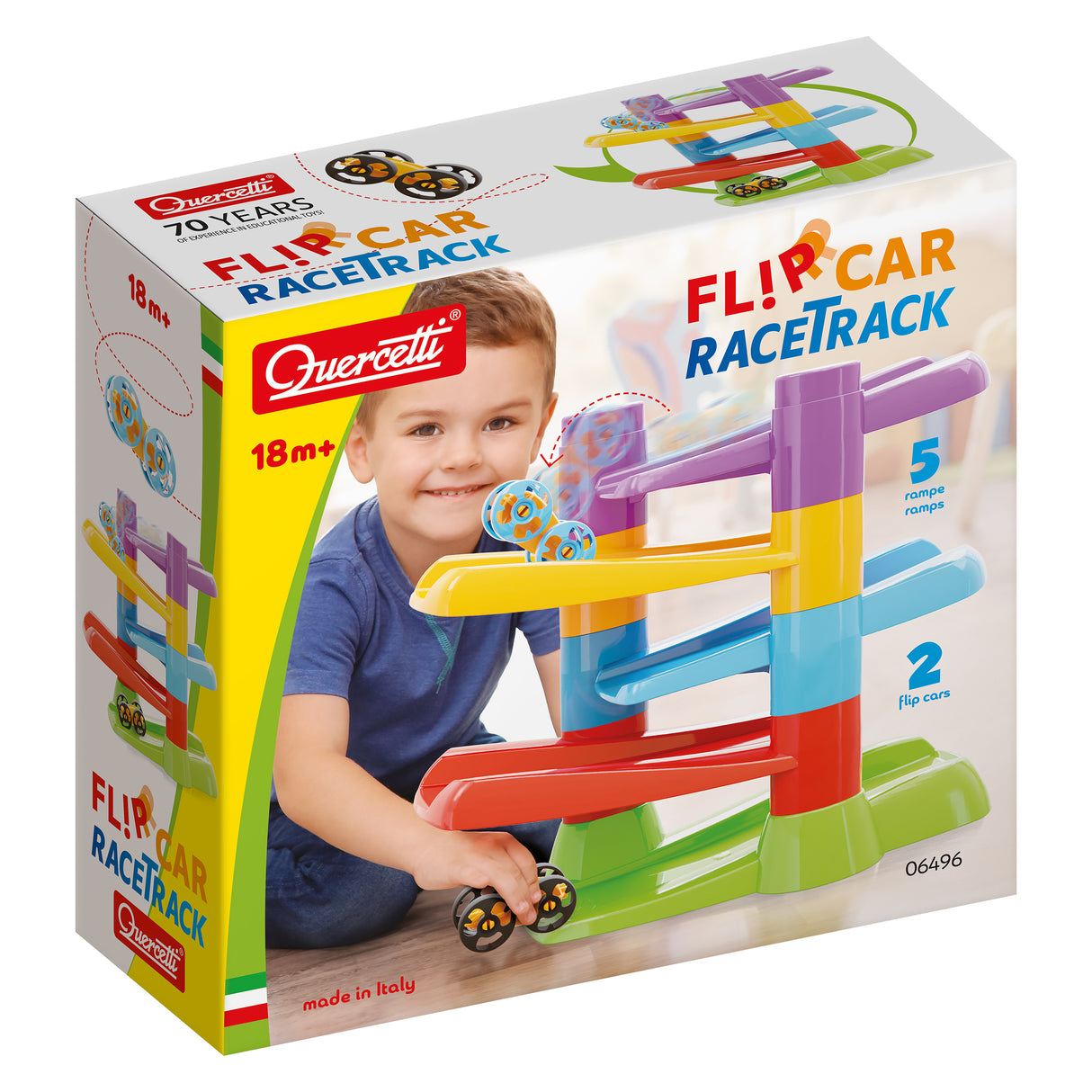 Quercetti Flip Race Car Set