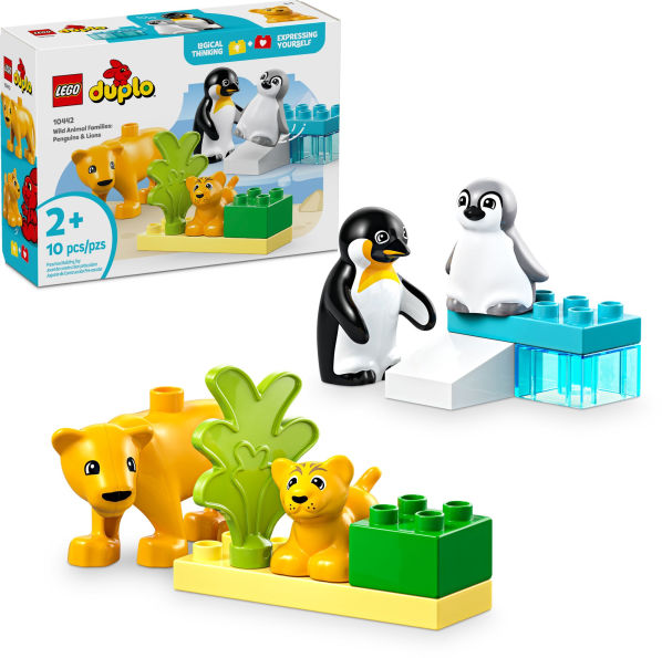 LEGO DUPLO: Wild Animal Families: Penguins & Lions