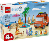 LEGO Bluey: Bluey's Beach and Family Car Trip