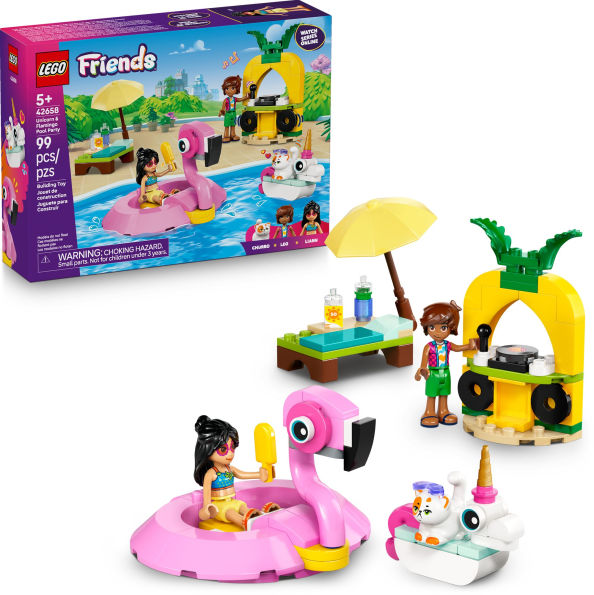 LEGO Friends: Unicorn and Flamingo Pool Party