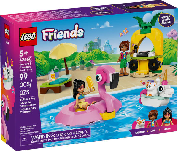 LEGO Friends: Unicorn and Flamingo Pool Party