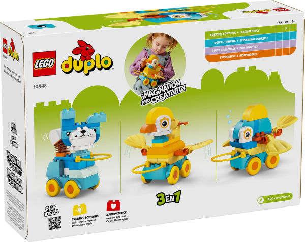 LEGO duplo:3 in 1 Animals on Wheels