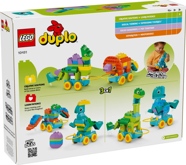 LEGO duplo: 3 in 1 Dinosaurs on Wheels