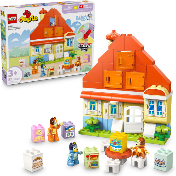 LEGO duplo: Bluey's Bamily House with Memory Game