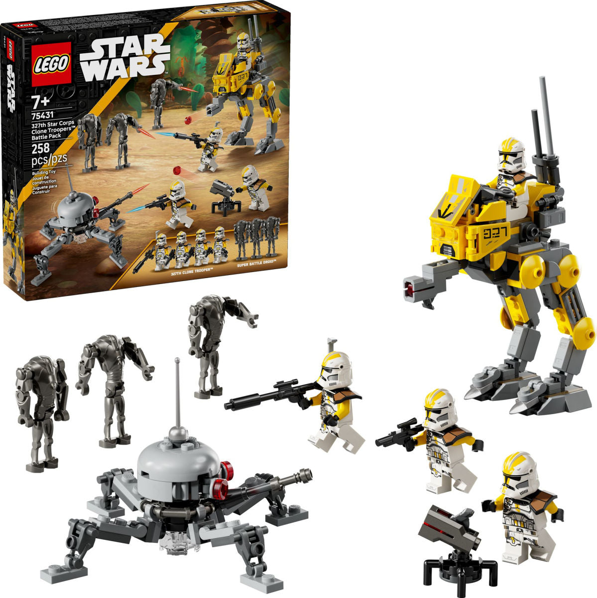 Lego Star Wars: 327th Star Corps Clone Troopers Battle Pack - Toy