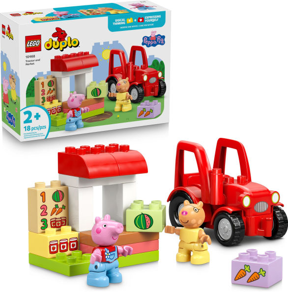 Lego duplo Peppa Pig Tractor and Market