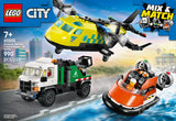 Lego City Airplane, Service Truck & Hovercraft Remix