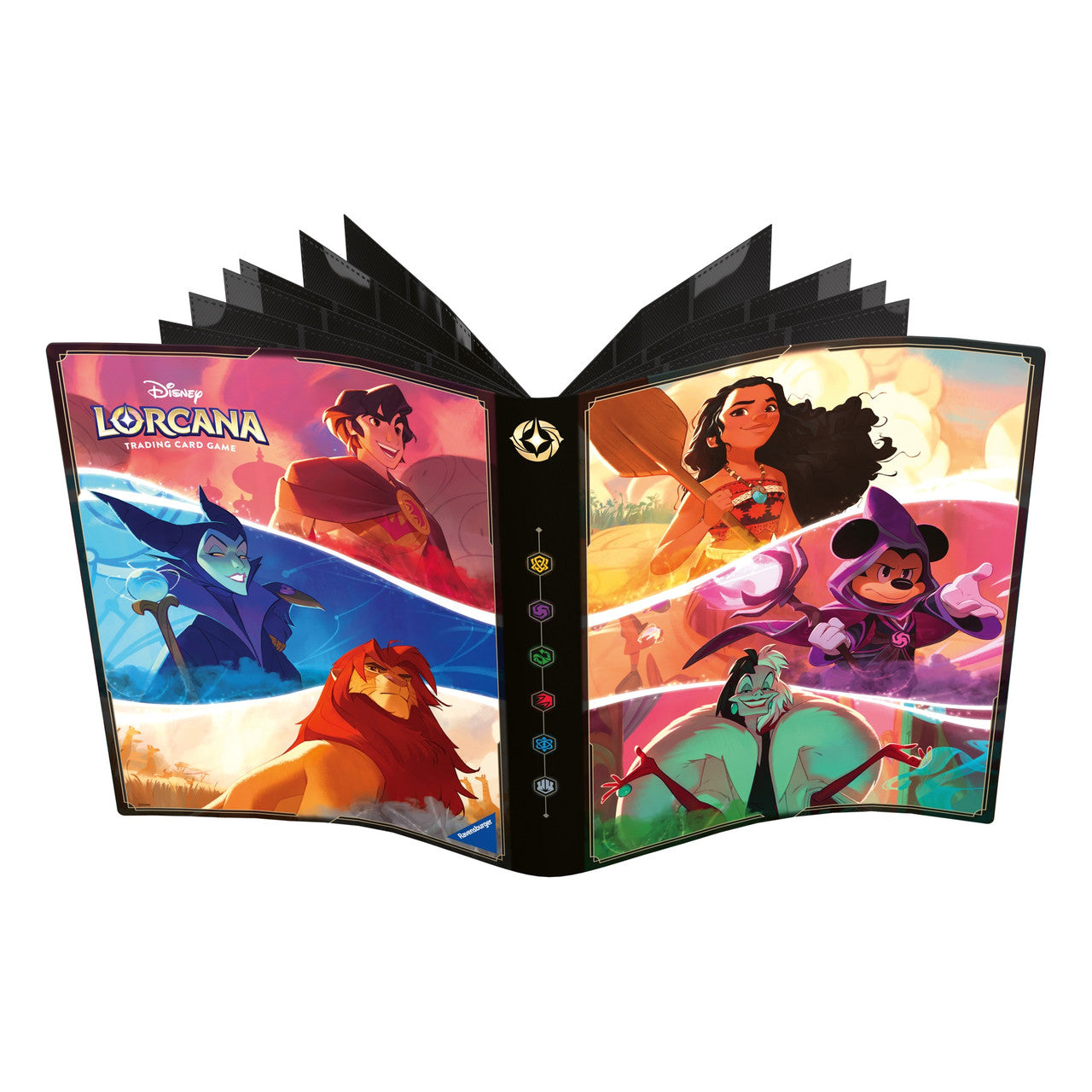 Lorcana Portfolio with Moana, Mickey, Cruella - Toy Box Michigan Lorcana Portfolio with Moana, Mickey, Cruella - Toy Box Michigan