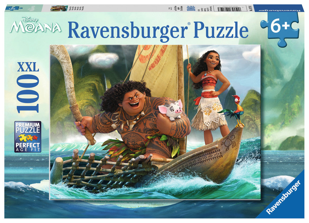 100 piece Moana and Maui Puzzle