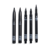 Ink Works Assorted Black Markers Set of 5
