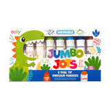 Jumbo Jots Dual Tip Cone and Stamp Markers Dinosaur set of 8