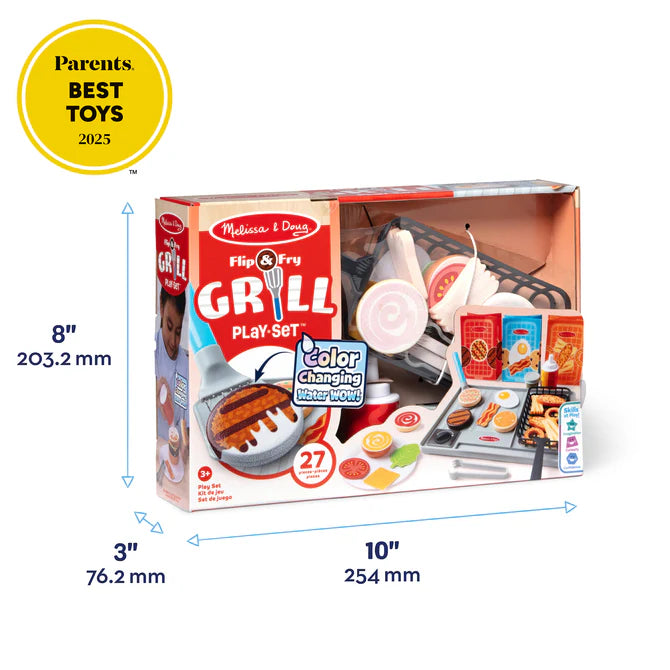 Flip & Fry Grill Play Set Color Reveal Water Wow