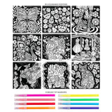 Color Pop Poster Set with Brush Markers