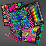 Color Pop Poster Set with Brush Markers